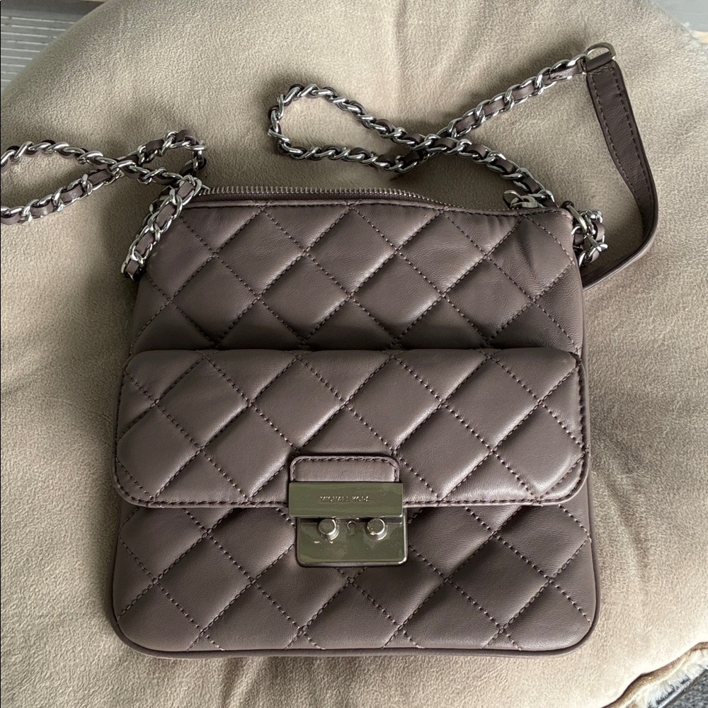 Michael Kors Quilted Leather Crossbody Bag